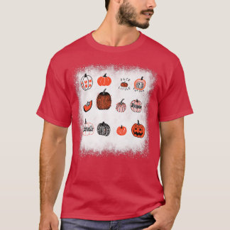 Pumpkin Face Jack O' Lantern Halloween Danke T-Shirt