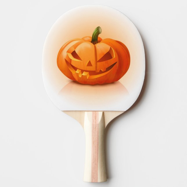 Pumpkin Face Ping Pong Paddle Tischtennis Schläger (Vorderseite)