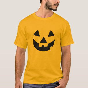 Pumpkin Face Shirt - Fun Fall Grafisches T-Shirt f