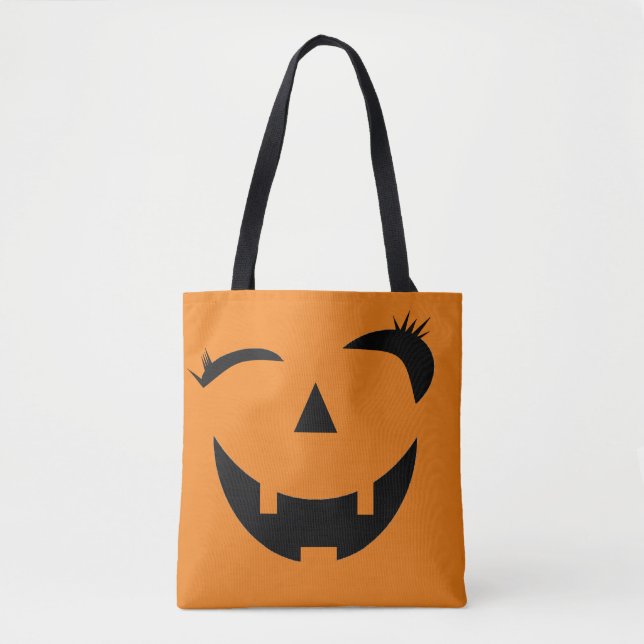 Pumpkin Face Tasche (Vorderseite)