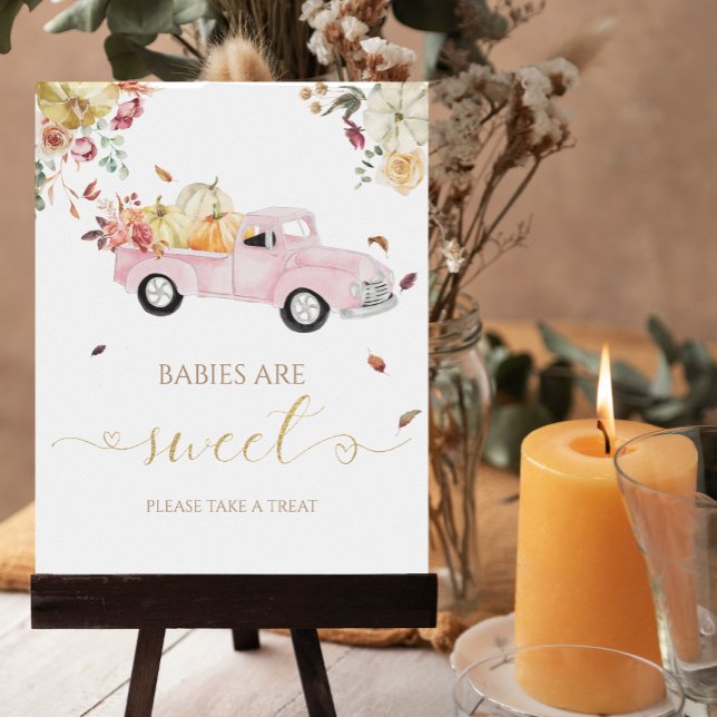 Pumpkin Fall Babies sind süße Zeichen Poster (Von Creator hochgeladen)