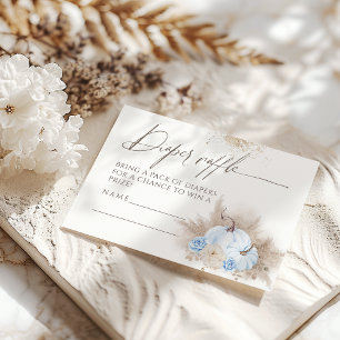 Pumpkin Fall Blumenzahn & Pampas Kinderduschmaschi Begleitkarte