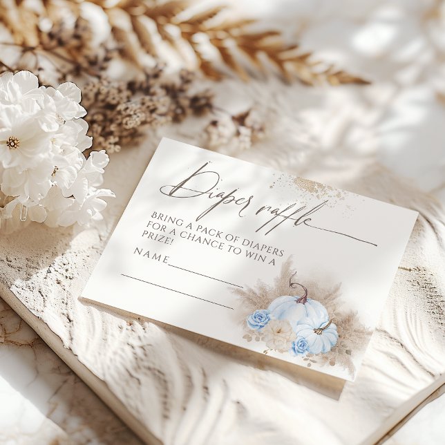 Pumpkin Fall Blumenzahn & Pampas Kinderduschmaschi Begleitkarte (Von Creator hochgeladen)