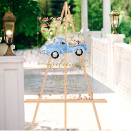 Pumpkin Fall Boy Babydusche Begrüßungszeichen Acrylschild