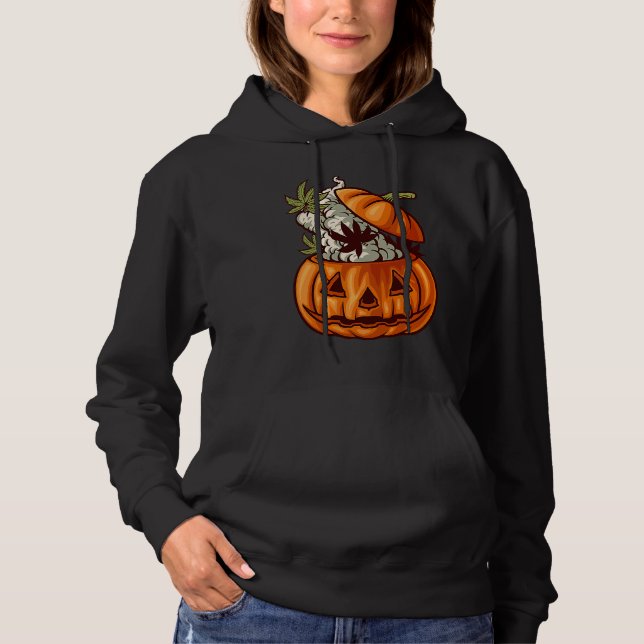 Pumpkin Fall Magic Theme Party Costume Happy Hallo Hoodie (Vorderseite)