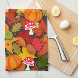 Pumpkin Fall Pattern Geschirrtuch