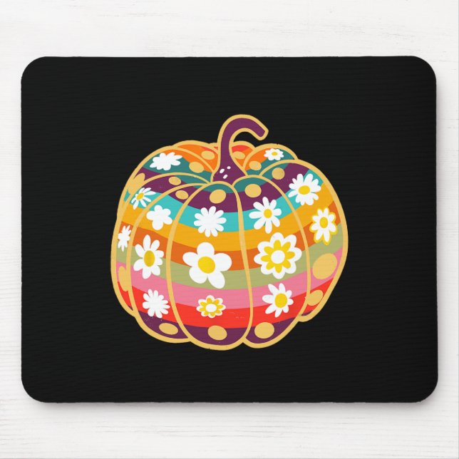 Pumpkin Fall Saison Herbst Halloween Erntedank Mousepad (Vorne)