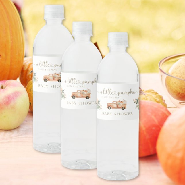 Pumpkin Fall Truck Orange Neutral Baby Dusche (Von Creator hochgeladen)