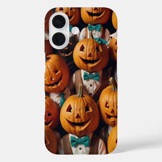 Pumpkin-Familie iPhone 16 Hülle (Rückseite)