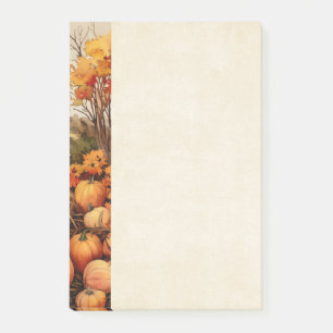 Pumpkin Farm Fall Harvest Erntedank Post-it Klebezettel