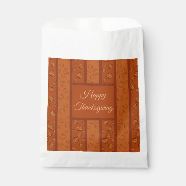 Pumpkin Favor Bags Geschenktütchen (Vorderseite)