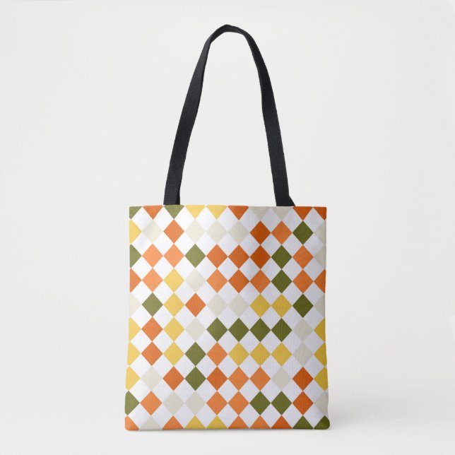 Pumpkin Field Harlequin Tasche (Vorderseite)