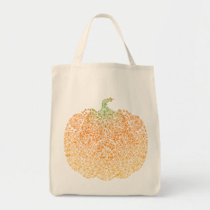 Pumpkin Filigree Tragetasche
