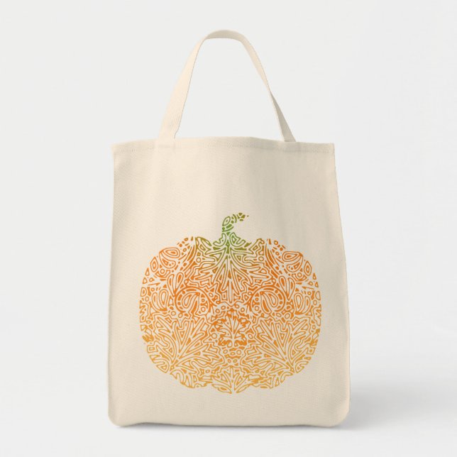 Pumpkin Filigree Tragetasche (Vorne)