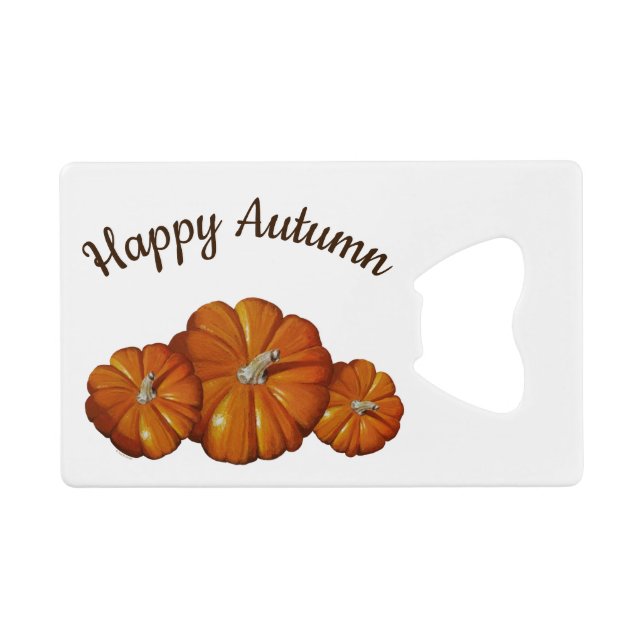 Pumpkin Flasche Opener Geldbeutel Flaschenöffner (Rückseite Horizontal)