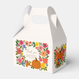 Pumpkin Floral Brautparty Fevor Boxes Geschenkschachtel
