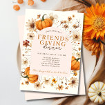 Pumpkin Floral Friendsgiving Dinner Einladung<br><div class="desc">Entdecken Sie die Essenz eines fröhlichen, freundlichen Abendessens mit unserem Pumpkin Floral Friendsgiving Dinner Einladung. Diese stilvolle Einladung ist ein Muss für jeden, der will, eine unvergessliche Herbstwoche zu veranstalten. Es ist mit einer exquisiten Mischung aus moderner Ästhetik und traditioneller Wärme gestaltet und ist ideal für alle, die die Schönheit...</div>