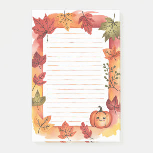 Pumpkin Flüchtige Blick & Leafy Glow Post-it Klebezettel