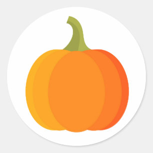 Pumpkin-Fruchtaufkleber Runder Aufkleber