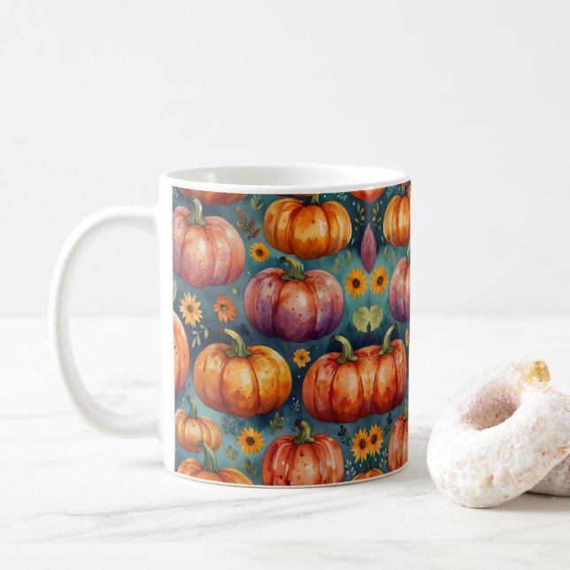 Pumpkin Garden Dreams Kaffeetasse (Mit Donut)