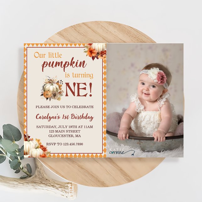 Pumpkin Geburtstag Unser kleiner Kürbis macht eine Einladung (Von Creator hochgeladen)
