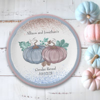 Pumpkin Gender enthüllt rosa blauen Herbst Glitzer