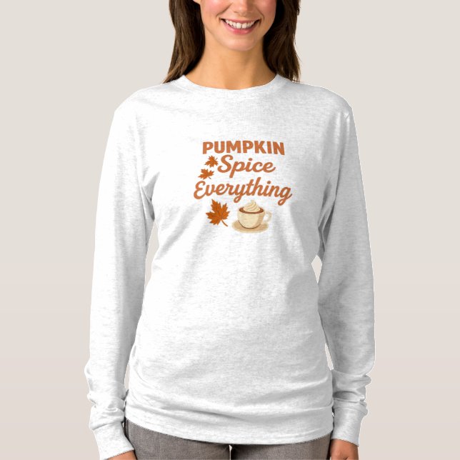 Pumpkin Gewürz Alles Frauen TShirt (Vorderseite)