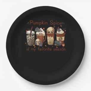 Pumpkin Gewürz alles ist meine Lieblings-Jahreszei Pappteller