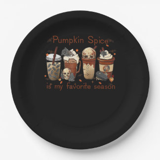 Pumpkin Gewürz alles ist meine Lieblings-Jahreszei Pappteller