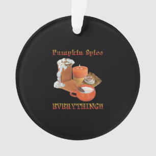 Pumpkin Gewürz Alles lockige Halloween Ornament