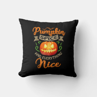 Pumpkin Gewürz Alles Nette Joke Funny Halloween Kissen