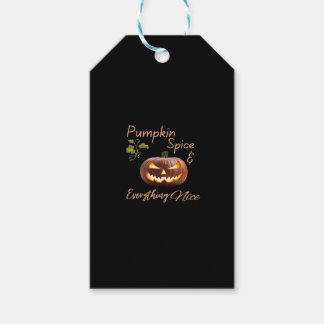 Pumpkin Gewürz $ Alles Nizza Geschenkanhänger