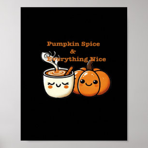 Pumpkin Gewürz & Alles Nizza - Herbst Poster