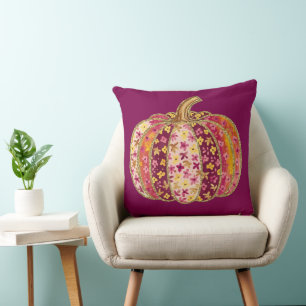 Pumpkin Gewürz & Alles Tolle: Aquareller Herbst Kissen