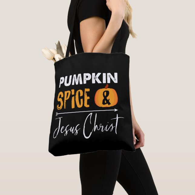 Pumpkin Gewürz Christlich Fall Moderne Neuheit Tasche (Von Nahem)