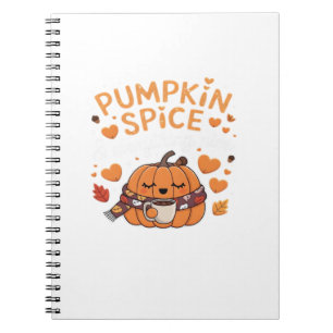 Pumpkin Gewürz & Everything Nice - Fall Vibes Art Notizblock