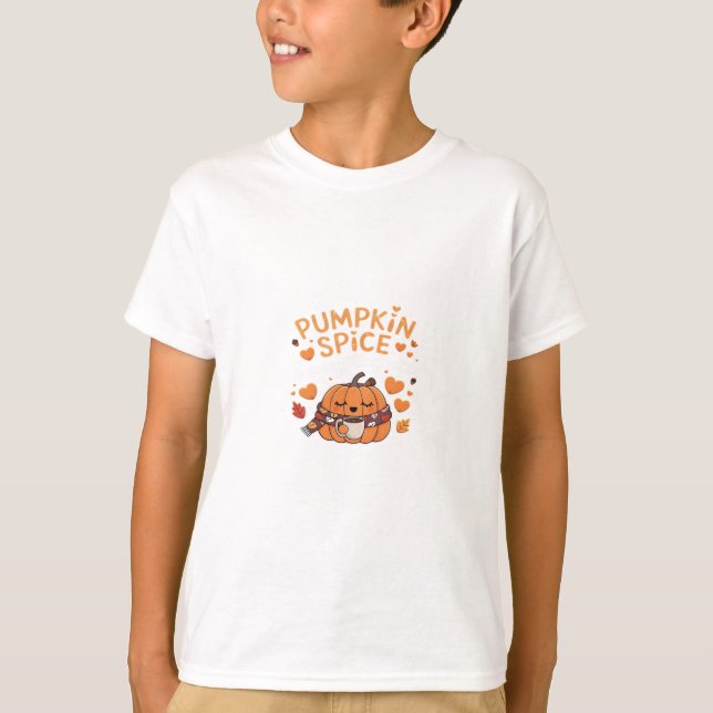 Pumpkin Gewürz & Everything Nice - Fall Vibes Art T-Shirt (Vorderseite)