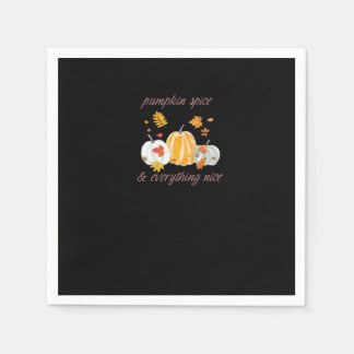 Pumpkin Gewürz & Everything Nice Meme Slogan Serviette