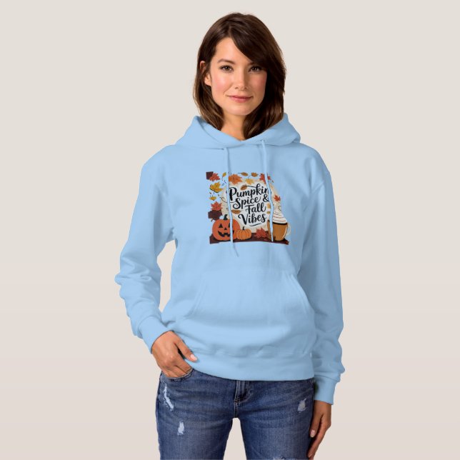 Pumpkin Gewürz & Fall Vibes Hoodie (Vorne ganz)