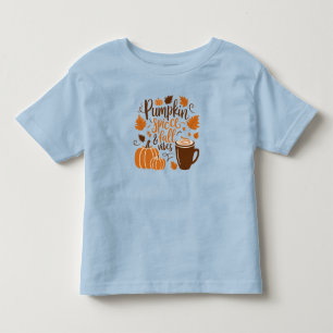 Pumpkin Gewürz & Fall Vibes Kleinkind T-shirt