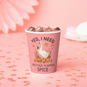 Pumpkin Gewürz Goose Fall Kaffee Lover Herbst Sais Pappbecher