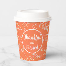 Pumpkin Gewürz Herbst Urlaub Papier Tasse