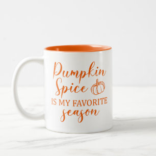 Pumpkin Gewürz ist meine Lieblingssaison Herbst Or Zweifarbige Tasse