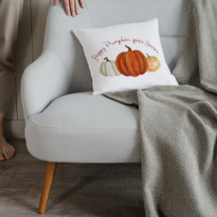 Pumpkin Gewürz Jahreszeit niedlicher Kürbis für He Kissen