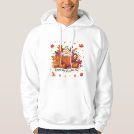 Pumpkin Gewürz Latte Vibes Gemütlicher Herbstkaffe Hoodie