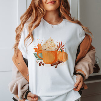 Pumpkin Gewürz Latte Womens Tshirts