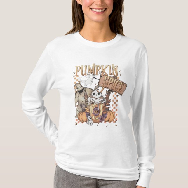 Pumpkin Gewürz Long Sleeve T-Shirt (Vorderseite)
