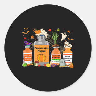 Pumpkin Gewürz Propofol Ativan Versed Haldol Hallo Runder Aufkleber