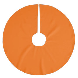 Pumpkin Gewürz Solid Color | Classic | elegant Polyester Weihnachtsbaumdecke