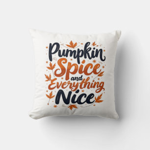 Pumpkin Gewürz und alles Gute für den Herbst Kissen